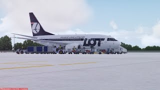 [P3Dv4] LOT Polish 737-600 Kiev Boryspil  - Warsaw Chopin | LO754 | UKBB-EPWA  #WorldTour2018 | 9th