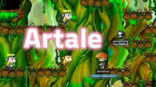 artale :) mapleland = tentative (old school maplestory classic in maplestory worlds)