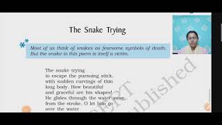 English/Class 9/Poem- Snake trying