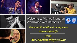 Lessons for Life from Mr  Sachin Pilgaonkar