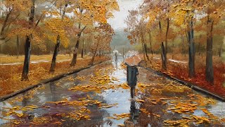 Осенний дождь -Autumn rain .Vugar Mamedov