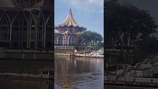 Sarawak river cruise dari Kuching waterfront #shortsvideo #sarawaktravel #shorts #short