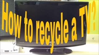 How to recycle your TV?