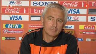 WK 2010 Interview van Marwijk en blessure Van der Vaart