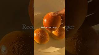 recette pain Burger #recipe #reels #viralvideos #burgerviral #burgerrecipe #burger #recettefacile