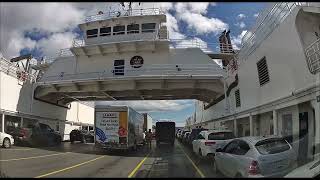 Arriving to Swartz Bay terminal near Victoria BC and boarding "Skeena Queen" to Salt Spring Island