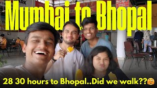 Hardest Bus Travel🤯 Mumbai To Bhopal😭😵 A Journey of Lifetime for Diwali😭 | Mumbai to bhopal Vlog 157