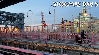 Vlogmas Day 5: Monday Madness, Williamsburg Bridge Sunset, Homemade Shrimp Tacos