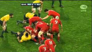 Munster upset Australia 2010