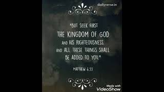 and His righteousness