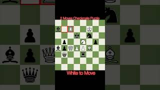 2 moves checkmate puzzle #chess #rapid #blitz #checkmate #chessgame #chesstraps #chesstricks #shorts