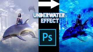 Underwater Effect in Photoshop | #shorts