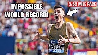 UNBELIEVABLE WORLD RECORD | 3000m WORLD RECORD BY JAKOB INGEBRIGTSEN