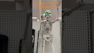 Halloween sights at Target #skeleton