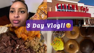 3 Day Vlog: Movies + Cooking Soul Food + Hair