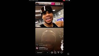 ￼Giannis Antetokounmpo goes live on ig after bucks win the finals