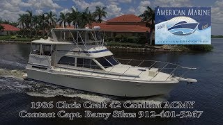 SOLD - 1986 42' Chris Craft 42 Catalina ACMY HD By American Marine