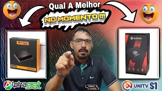 QUAL A MELHOR NO MOMENTO ALPHASAT PLAY PLUS OU A UNITV S1 PASSANDO A REAL PARA VOCÊS NÃO DEIXE LEVAR