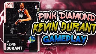 PINK DIAMOND ALL STAR MVP KEVIN DURANT GAMEPLAY! INSANE DUNK ANIMATIONS! NBA 2K19 MYTEAM