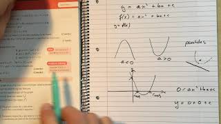 13  Quadratic Graphs Chapter 2 section 4 Edexcel Pure AS Level Maths