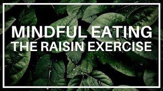 Mindful Eating: The Raisin Exercise (Mindfulness Based Cognitive Therapy) #LewisPsychology