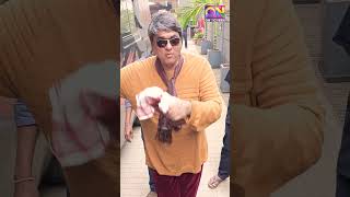 MUKESH KHANNA SPOTTED AT ANDHERI FOR SHAKTIMAAN PROMOTION