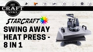 StarCraft 8 in 1 Swing Away Heat Press