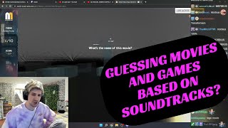 xQc tries to guess Movies and games listening to their soundtracks