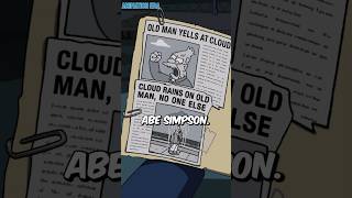 What Happens When A Secret Agent Hunts Down Grandpa Abe? #thesimpsons