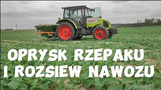 Oprysk rzepaku i rozsiew nawozu Claas Celtis 426 RC ~Kujawy 🚜👨‍🌾