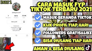 TERBARU CUMA 10 MENIT !! CARA MASUK FYP TIKTOK TIAP HARI GRATIS TANPA APLIKASI - MASUK FYP PART 1