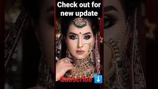 beautyful bridal look||cute bridal look