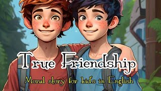 True Friendship | Moral story for kid's in English | Bedtime wonderworld