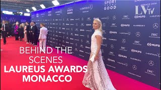 BTS Lindsey Vonn Laureus Awards in Monaco