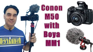 Budget Mic for Canon M50 Boya MM1 Mic Canon EOS M50