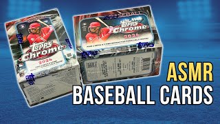 ASMR: 2024 Topps Chrome Baseball Cards / whispering