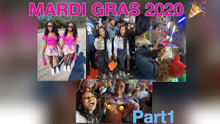 MARDI GRAS 2020 🎊 | PART 1 | BOURBON STREET * LITTY* 🔥