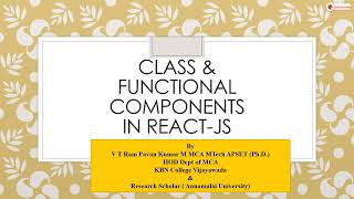 Class and Function Components in React Js