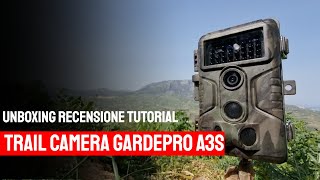 GARDEPRO A3S recensione tutorial la fototrappola che fa timelapse spettacolari