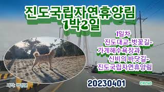 진도국립자연휴양림 1박2일(1일차)(박형렬)#진도군#휴양림#신비의바닷길#벗꽃길#진도대교#진돗개