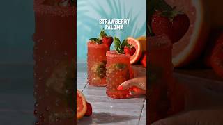 How to make a Strawberry Paloma #tequila #tequilacocktail #cocktail