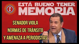 Sebastián Da Silva incumple normas de tránsito y amenaza a periodistas con vigilarlos y escracharlos