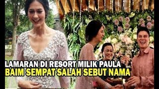 Dilamar Di Resort Mewah Ala 'Negeri Kahyangan', Paula Verhoeven Sempat 'Sindir' Baim Wong