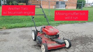 Toro 22" self-propelled mower model 20016 , can we fix it? 5/15/24