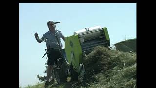 MOUNTAINPRESS 550 - Mini round baler for two-wheel tractors and mowers