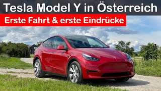 Ersteindruck & erste Fahrt im Tesla Model Y, Österreich