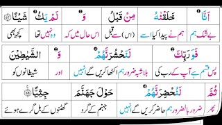 P16TF159 Tafseer Ul Quran Para 16 Surah Al   Maryam Ayaat 66   98