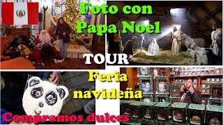 Tour FERIA NAVIDEÑA en RUMANIA + Foto Con PAPA NOEL RUMANO! / PERUANA EN SUIZA