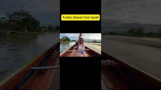 Turbo diesel river boat racing #boat #racing #car #shorts #cars #philippines #speed