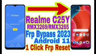 Realme C25Y (RMX3269/RMX3265) Android 11/1 Click Frp Bypass | New Trick 2023| Reset Frp 100% Working